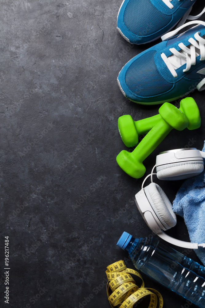 Fitness concept background